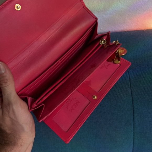MCM trifold continental leather Princess wallet